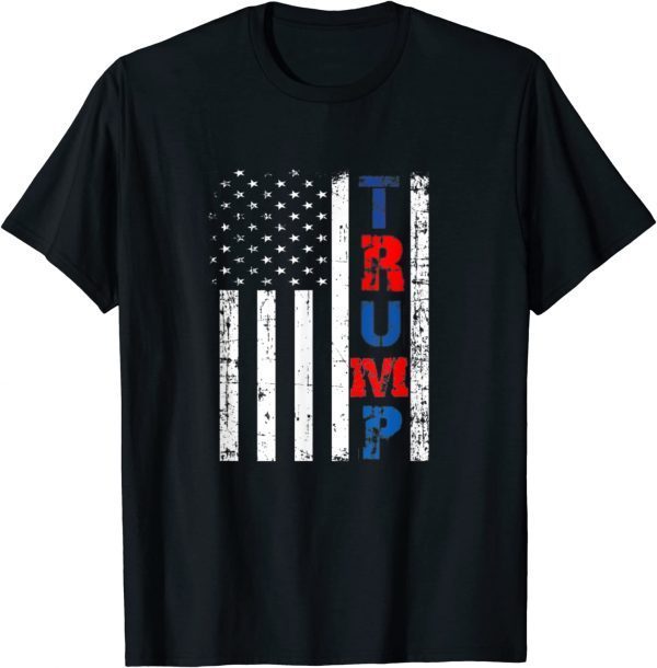 Trump President 2024 US Flag, Trump Reelect Limited Shirt