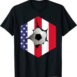 US Flag soccer ball Classic Shirt