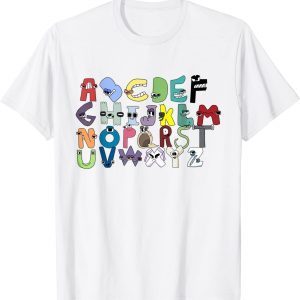 Villain Letter Abc Costume Boys Matching Evil Alphabet Lore Classic Shirt