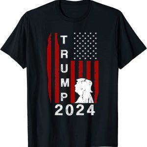 Vote Trump for President Trump 2024 America Flag Classic Shirt