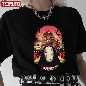 Without Face Happy No Face Spirited Away Anime 2022 shirt