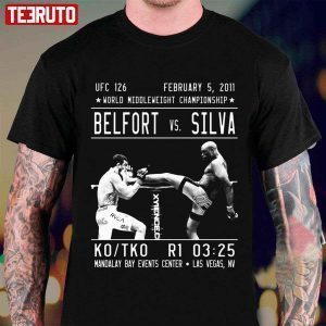 World Middleweight Championship Belfort Vs Anderson Silva 2022 shirt
