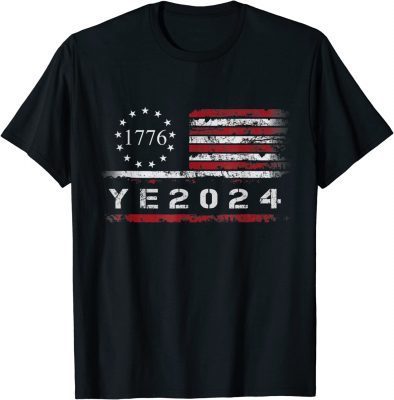 Ye 2024 America Flag Limited Shirt Teeducks   Ye 2024 America Flag T Shirt 394x400 