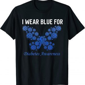 diabetes awareness in november we wear blue hope Classic Shirt