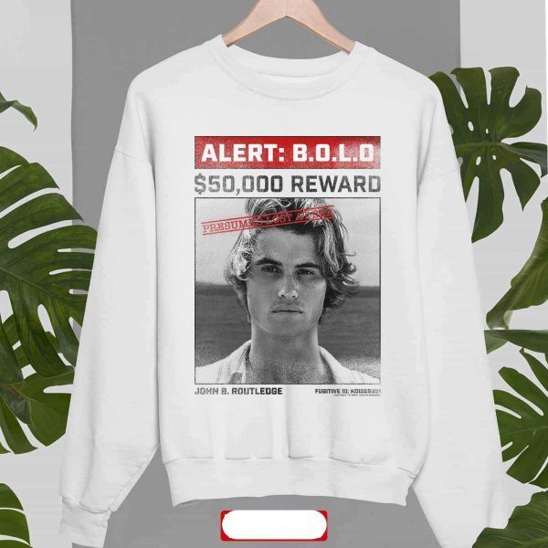 Alert Outer Banks John Wanted Poster Reward 2022 Shirt