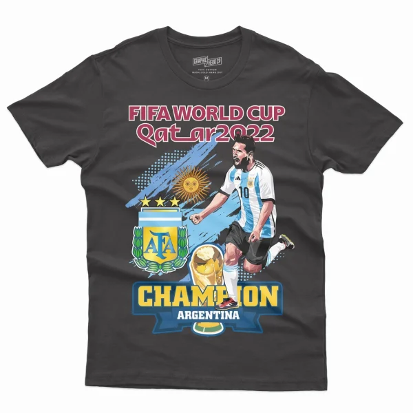 Argentina Lionel Messi Champion 2022 Qatar World Cup Limited Shirt