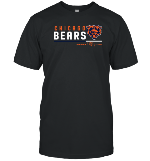 Chicago Bears Prime Logo Name Split Classic Shirt