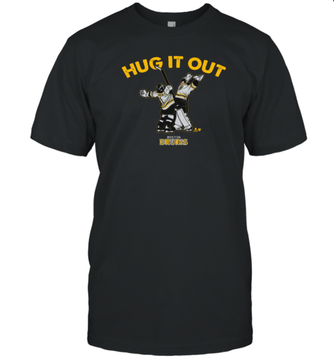 Goalies Hug It Out Boston Bruins Tee Shirt