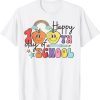 Groovy 100 Day Of School Teachers Happy 100th Day Of School Classic Shirt