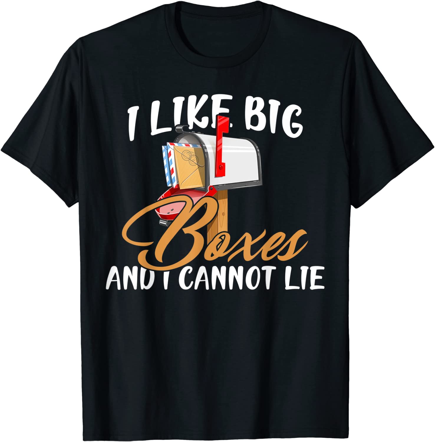 I Like Big Boxes And I Cannot Lie - Mailbox Postal Carrier Classic Shirt