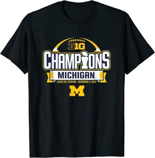 Michigan Wolverines Big Ten Champs 2022 Locker Room Limited Shirt