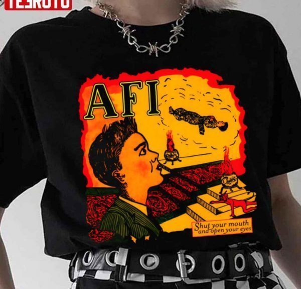 Shut Your Mouth Afi Band Classic Shirt