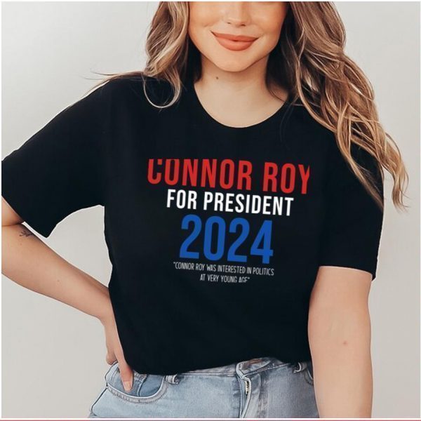 Connor Roy For President Succession Logo 2023 Shirt