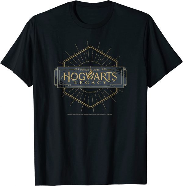 Hogwarts Legacy Vintage Text Stack Badge 2023 Shirt