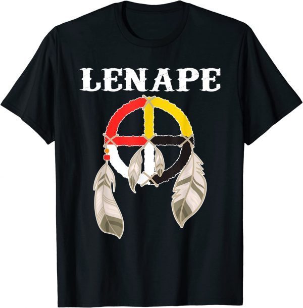 Lenape Leni Delaware Native American Indians Medicine Wheel 2023 Shirt