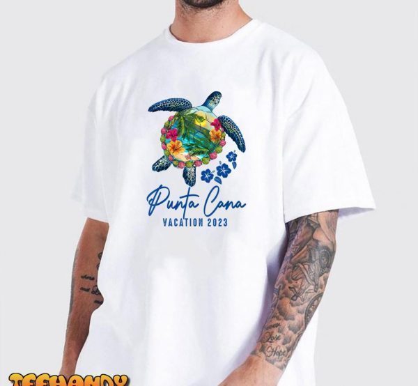 Punta Cana Sea Turtle Dominican Family Vacation 2023 Group Classic Shirt