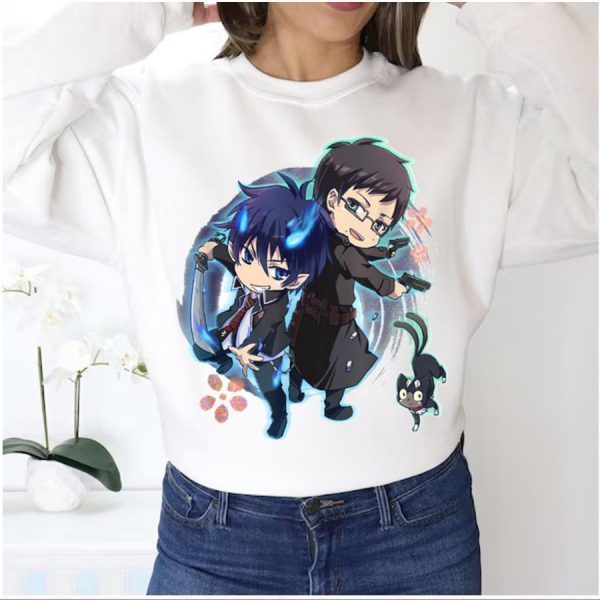 Chibi Cute Couple Blue Exorcist T-Shirt