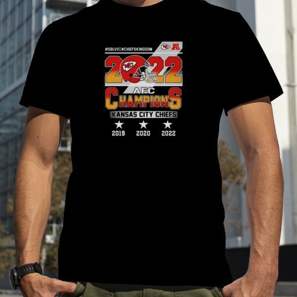 Kansas City Chiefs #SBLVII Chiefs Kingdom 2023 AFC Champions Limited Shirt