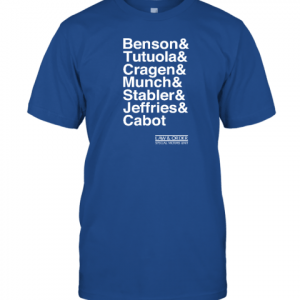 Benson And Tutuola And Cragen And Munch And Stabler And Jeffries And Cabot 2023 Shirt