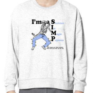 I'm a SIMP Skeleton In Magic Pajamas 2023 Shirt