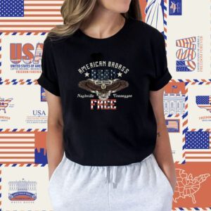 American Badass Born Free Shirt