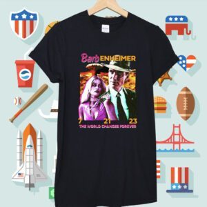 Barbenheimer 7 21 23 The World Changes Forever Shirt