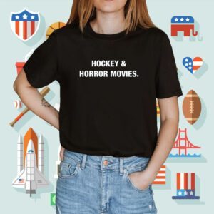 Hockey & Horror Movies Shirt