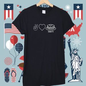 Peace Love Pancakes Cousin T's Shirt