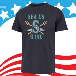 Sea Us Rise Seattle Mariners Navy Homerun Shirt