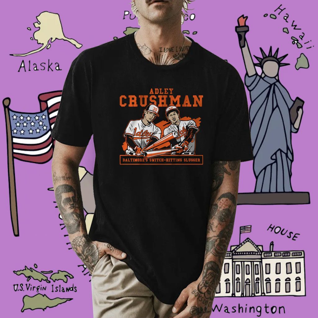 Adley Rutschman: Baltimore Text - Baltimore Baseball T-Shirt