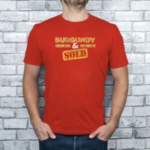 Burgundy and Sold Washington DC Shirt