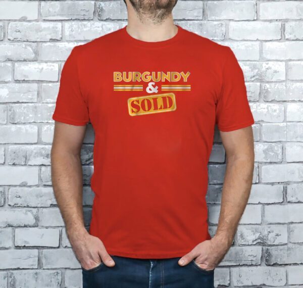 Burgundy and Sold Washington DC Shirt