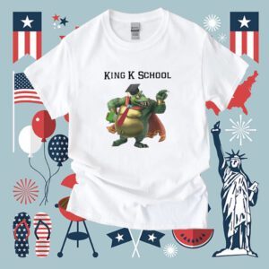 Crocodiles King K School Shirt