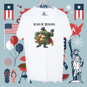 Crocodiles King K School Shirt