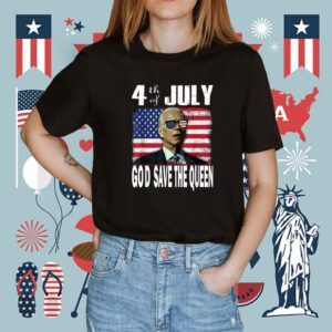 God save the Queen, Man Funny Joe Biden 4th July Sunglasses T-Shirt