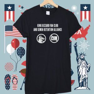 King Gizzard Club And Semen Retention Alliance Shirt