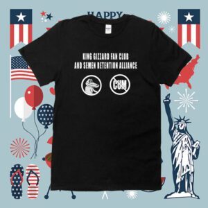 King Gizzard Club And Semen Retention Alliance Shirt