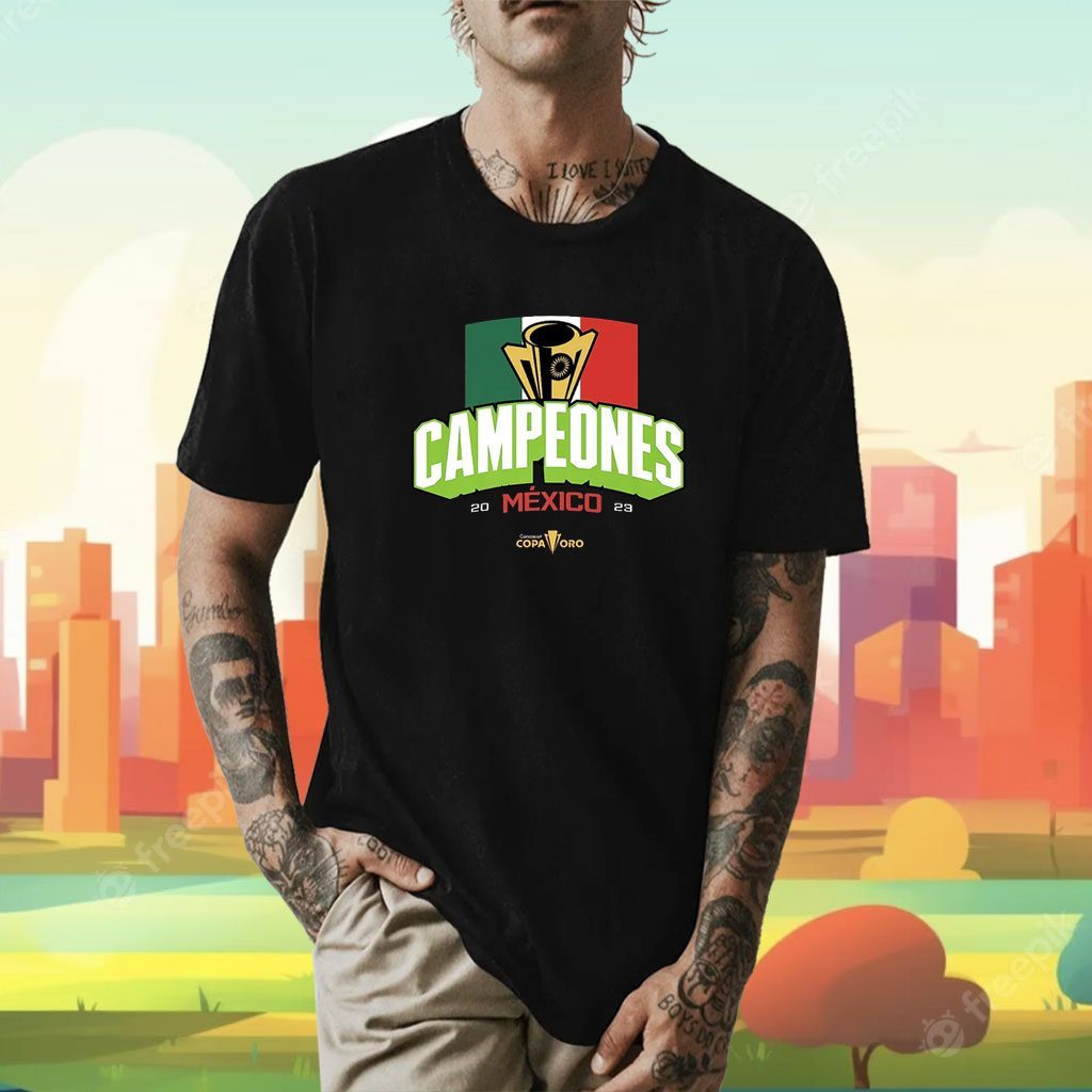 Mexico Champions of the Gold-Cup Concacaf Copa Shirt