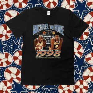 Michael Jordan vs Kobe Bryant February 1st 1998 Shirt