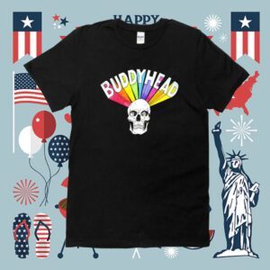 Rainbow Skull Buddy Head Shirt