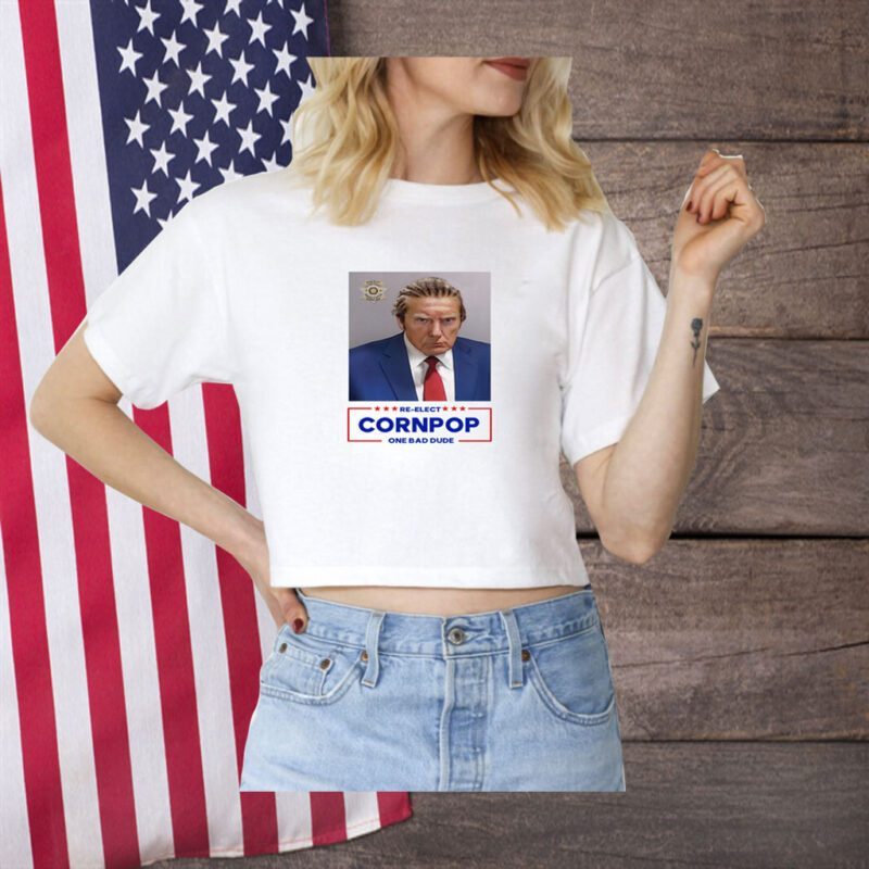 Trump Mugshot Re-Elect Cornpop One Bad Dude Mug