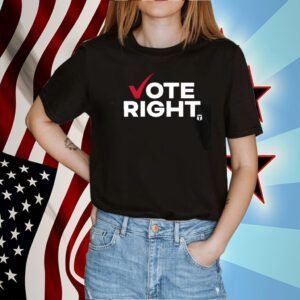 Vote Right The Officer Tatum Tee Shirt