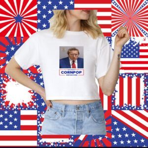 Trump Mugshot Re-Elect Cornpop One Bad Dude Hoodie