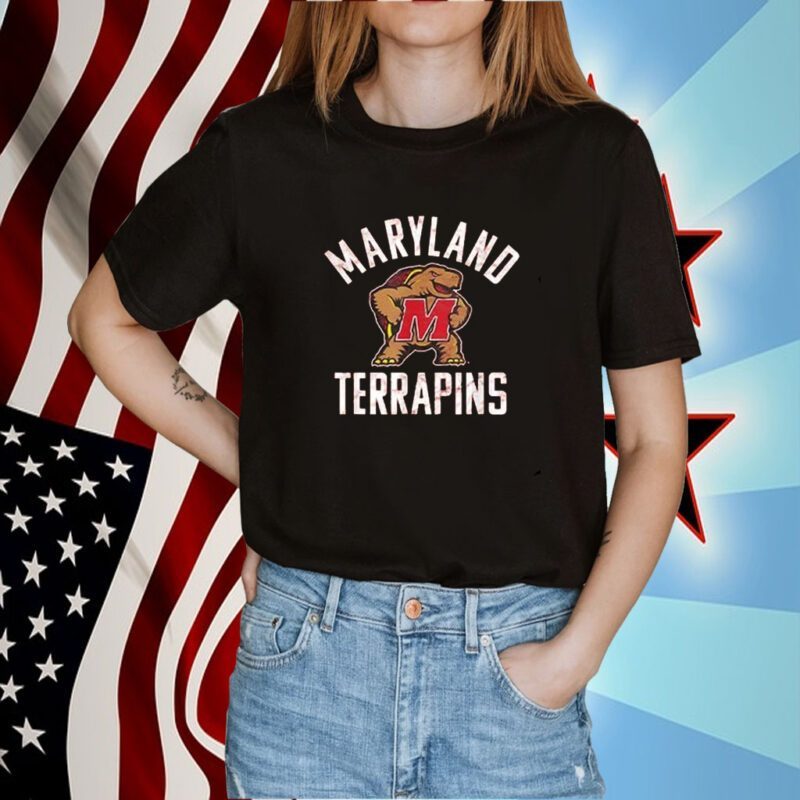 University Of Maryland Terrapins Large TShirt