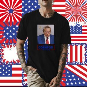 Trump Mugshot Re-Elect Cornpop One Bad Dude Hoodie