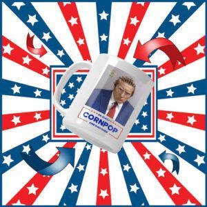 Trump Mugshot Re-Elect Cornpop One Bad Dude Shirt T-Shirt