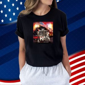 Get On Board Trump Train Make America Great Again Tee Shirt