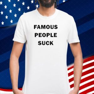 Travis Barker Famous People Suck Tee Shirt