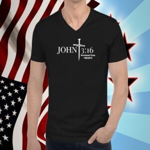 John 3:16 Devotional Team Believe Tee Shirt