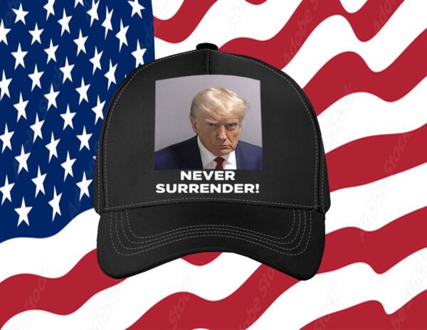 Trump 2024 Never Surrender Hat